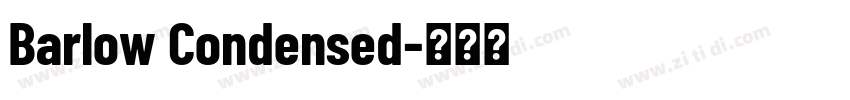 Barlow Condensed字体转换